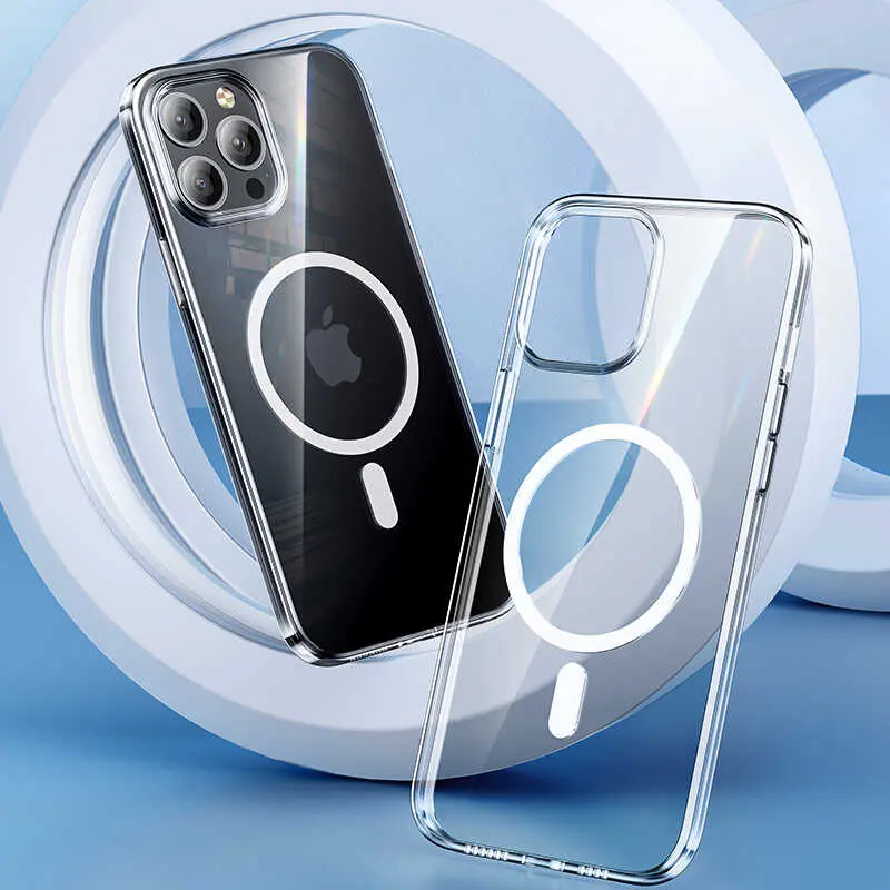iPhone 13 Pro Max MagSafe Uyumlu Şeffaf Kılıf - Benks Crystal Series