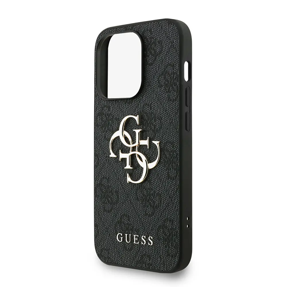 iPhone 13 Pro Max PU Deri Kılıf, Bilek Askı İpli - Guess 4G Logolu