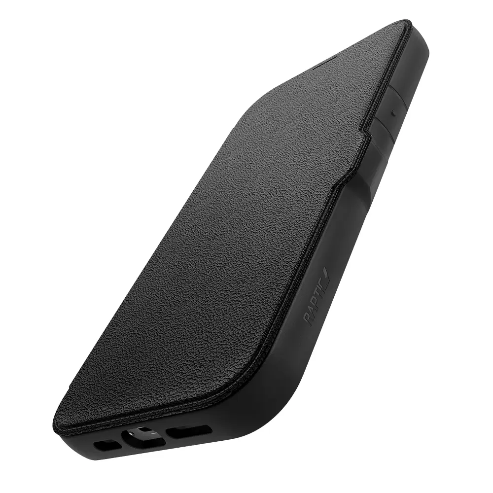 iPhone 13 Pro Max Kartlıklı Şeffaf Arka Yüzeyli Kılıf - Raptic Urban Folio