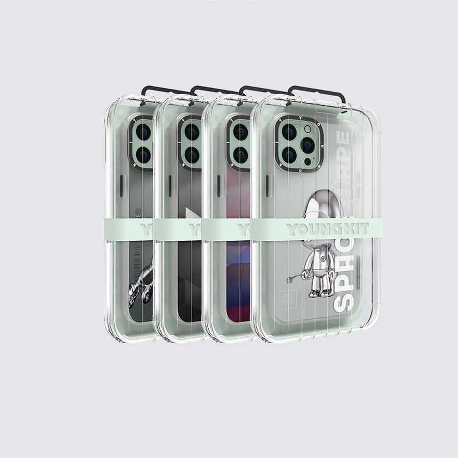 iPhone 13 Pro Max Kılıf, Siyah Butonlu Klasik Seri - YoungKit