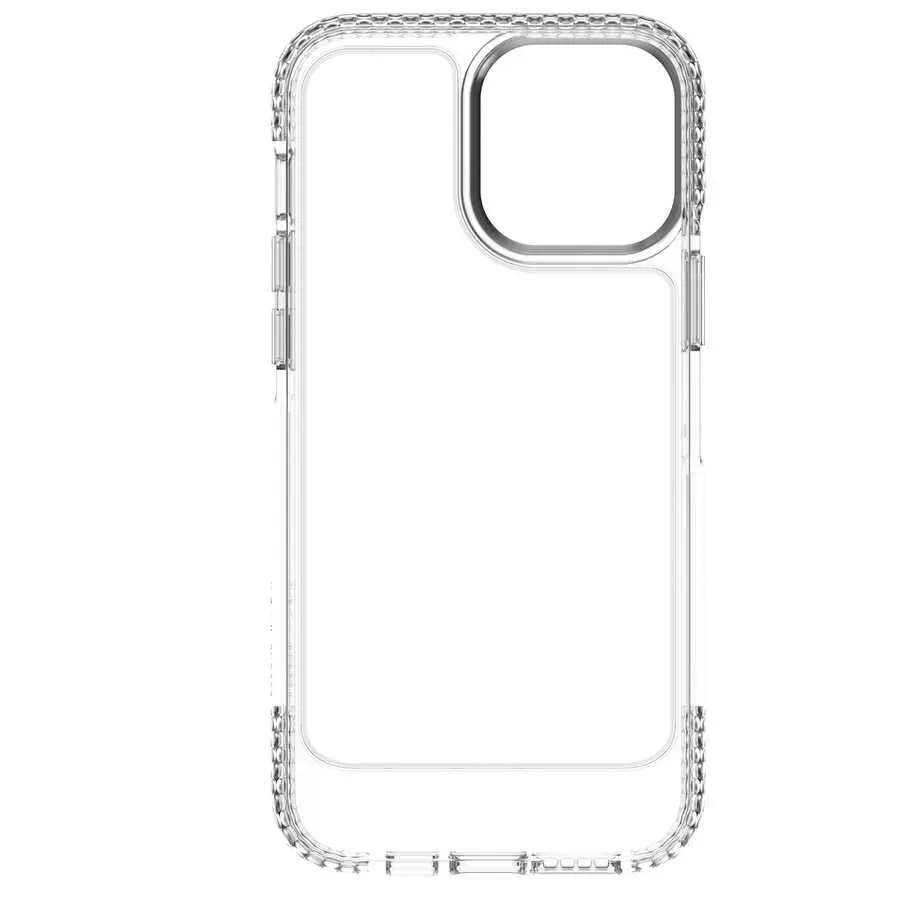 iPhone 13 Pro Max Darbe Emici Şeffaf Kılıf - Ugly Rubber U Model