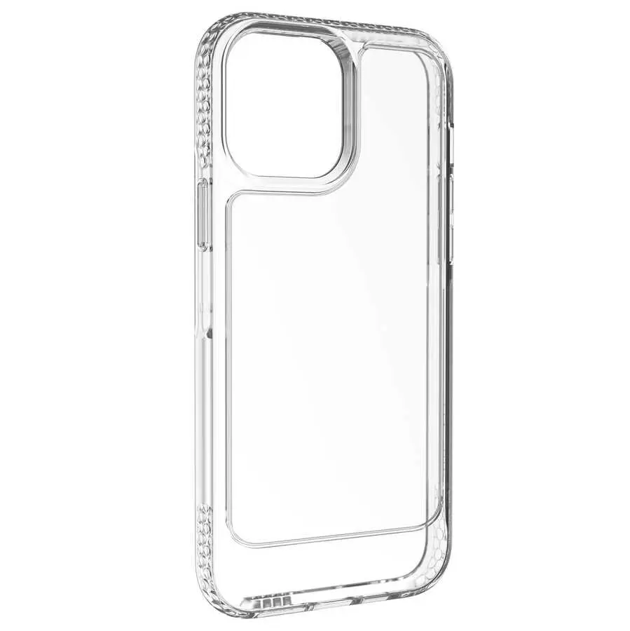 iPhone 13 Pro Max Darbe Emici Şeffaf Kılıf - Ugly Rubber U Model
