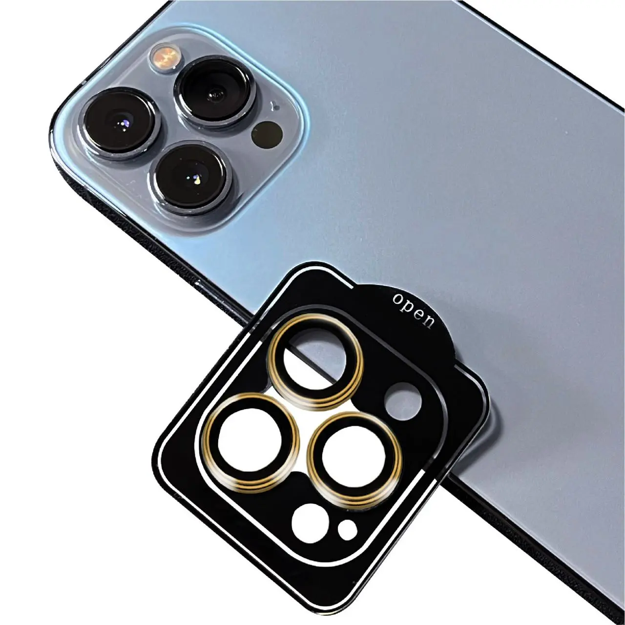 iPhone 13 Pro Max Kamera Lens Koruyucu - Zore CL-11 Safir
