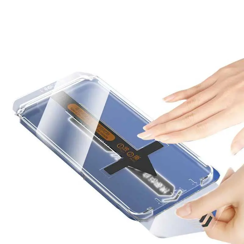 iPhone 13 Pro Max Temperli Cam Ekran Koruyucu - Zore Süper Fast Anti-Dust