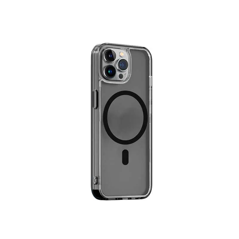 iPhone 13 Pro MagSafe Uyumlu Lens Korumalı Şeffaf Kılıf - Wiwu