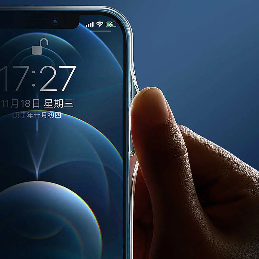 iPhone 13 Pro MagSafe Uyumlu Lens Korumalı Şeffaf Kılıf - Wiwu