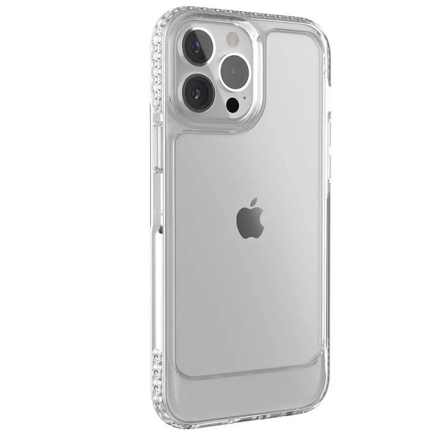 iPhone 13 Pro Darbe Emici Şeffaf Kılıf - Ugly Rubber U Model