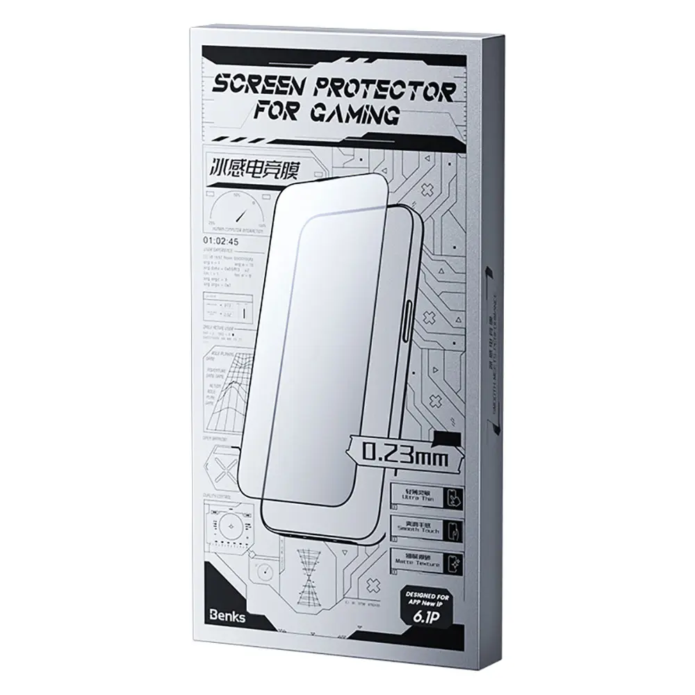 Apple iPhone 17E Benks Gaming Anti-Dust Toz Önleyici Mat Cam Ekran Koruyucu