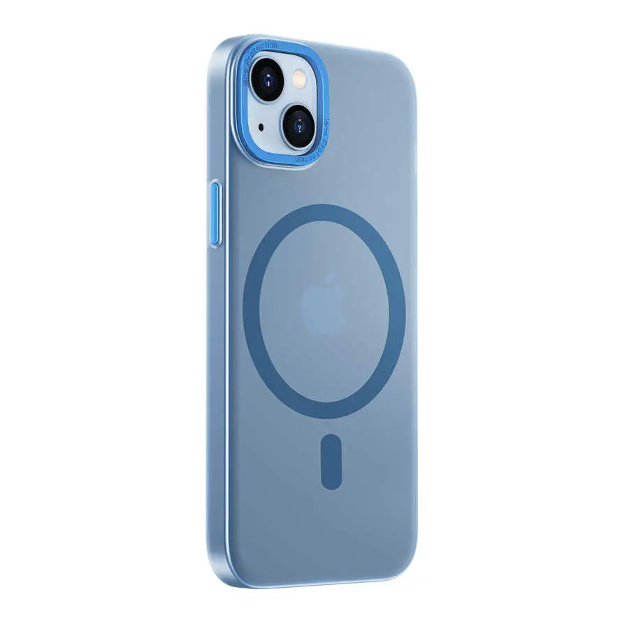 iPhone 14 MagSafe Uyumlu Buzlu Sert PC Kılıf - Wiwu Frosted Magnetic