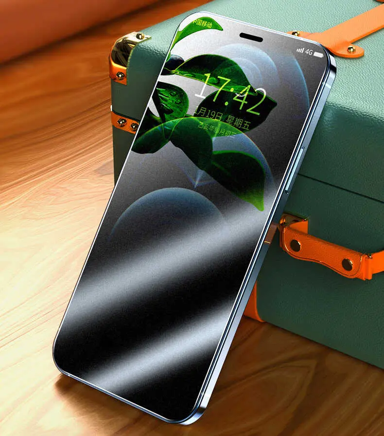 iPhone 14 Gizlilik Filtreli Temperli Cam Ekran Koruyucu - Zore Rika