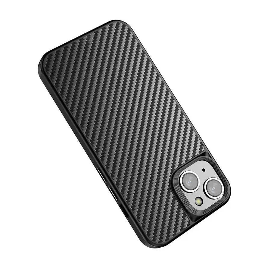 iPhone 14 MagSafe Uyumlu Aramid Karbon Fiber Kılıf - Wlons Radison