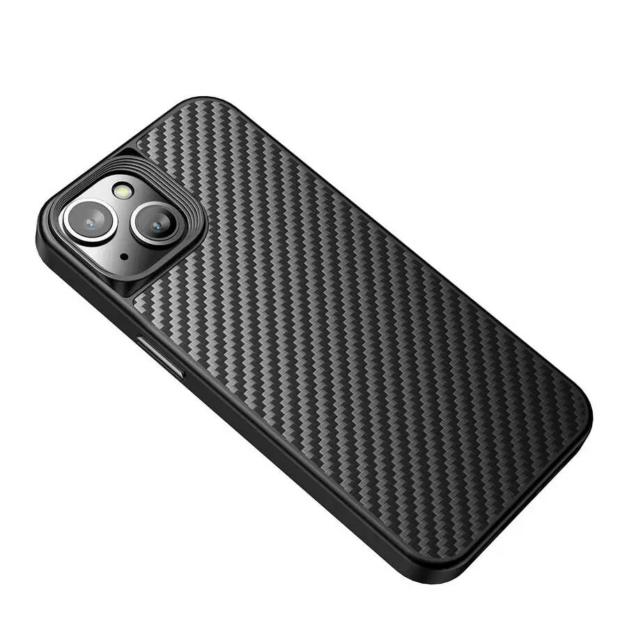 iPhone 14 MagSafe Uyumlu Aramid Karbon Fiber Kılıf - Wlons Radison