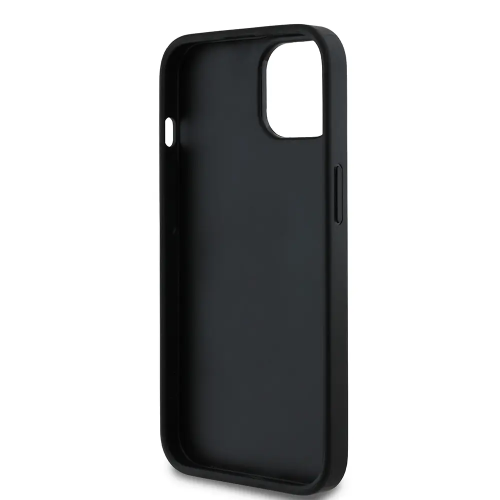 iPhone 14 Taşlı Metalik PU Deri Kılıf - DKNY Lisanslı