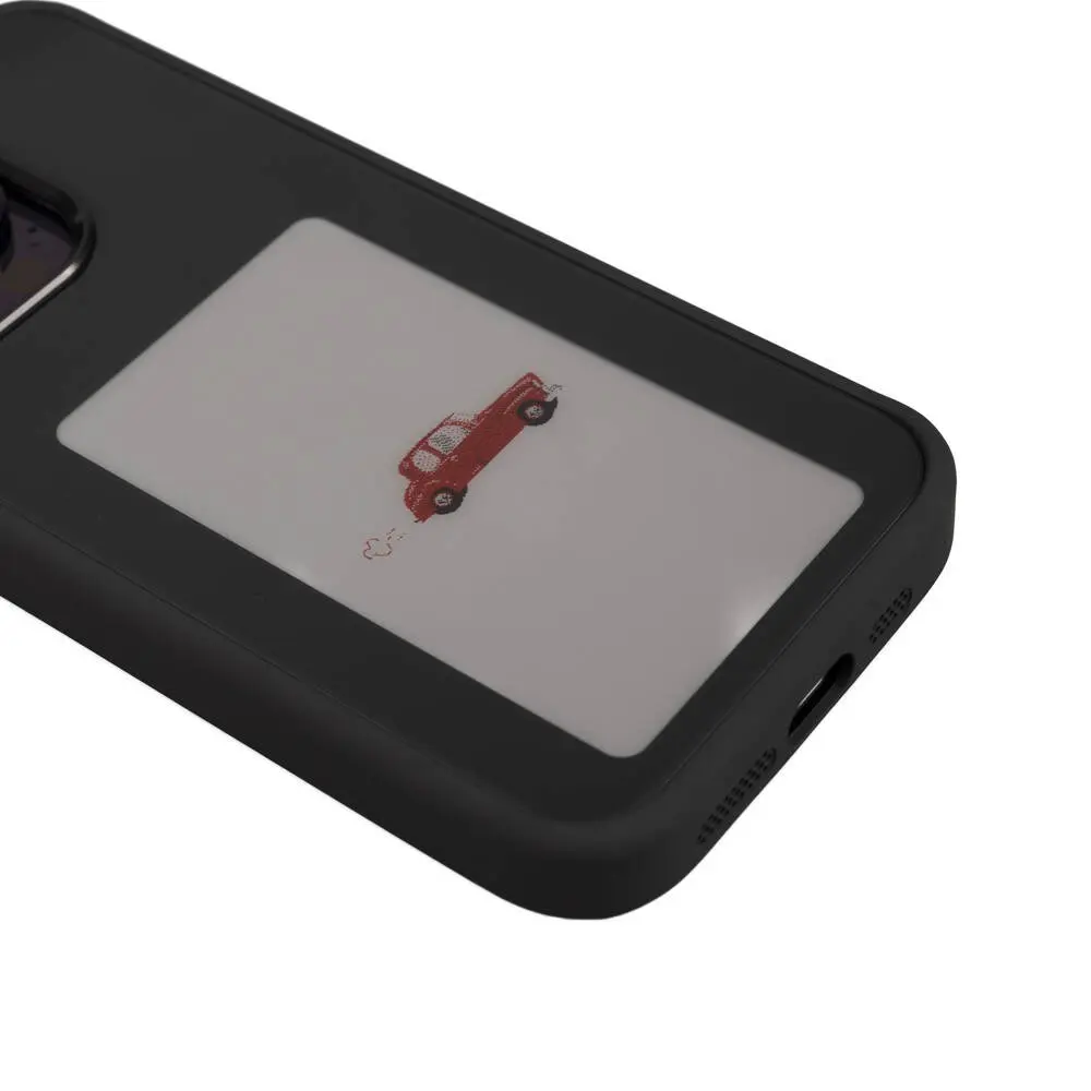 iPhone 14 NFC Akıllı Kılıf, Ekranı Yansıtan Kapak - Zore