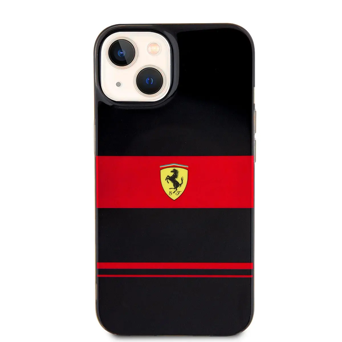 iPhone 14 MagSafe Uyumlu Lisanslı Kılıf - Ferrari Yatay Çizgili