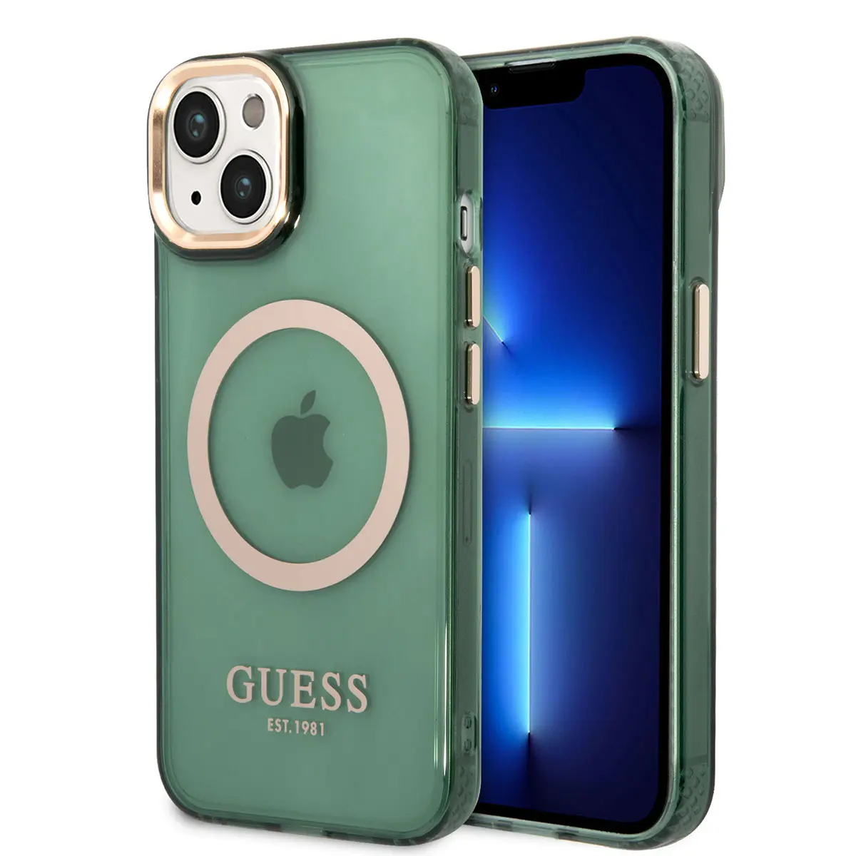 iPhone 14 MagSafe Uyumlu Airbag Tasarımlı Kılıf - Guess