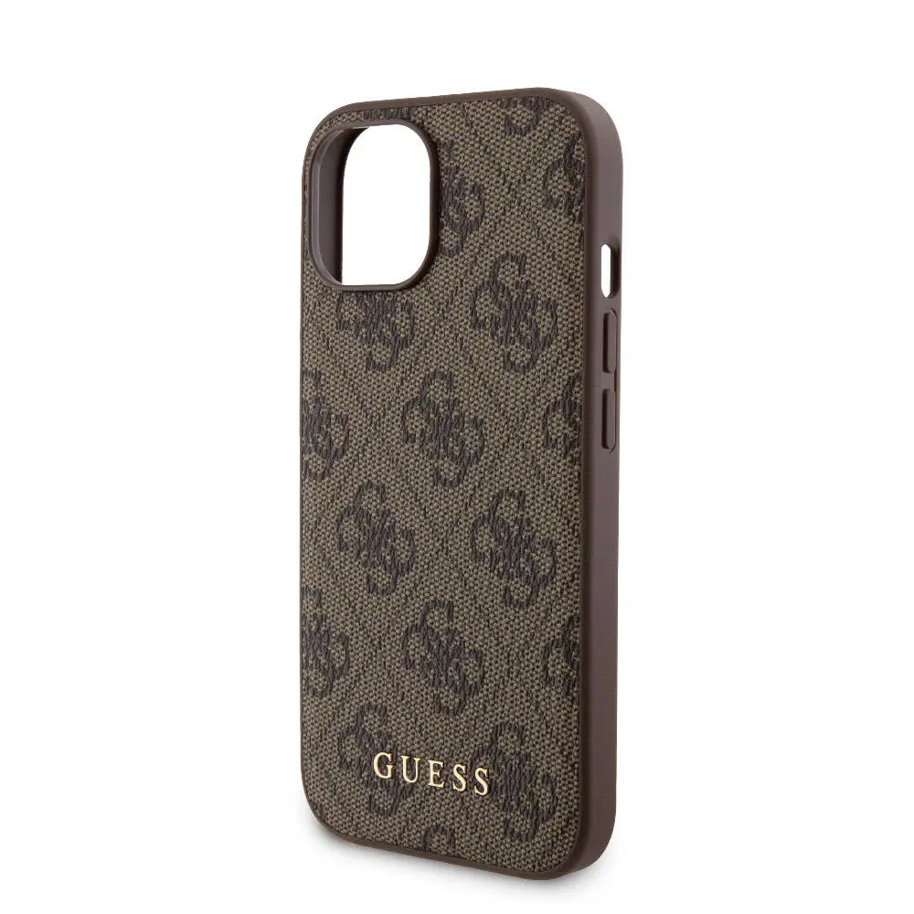 iPhone 14 MagSafe Uyumlu 4G Desenli Kılıf ve 5000 mAh Powerbank Seti - Guess
