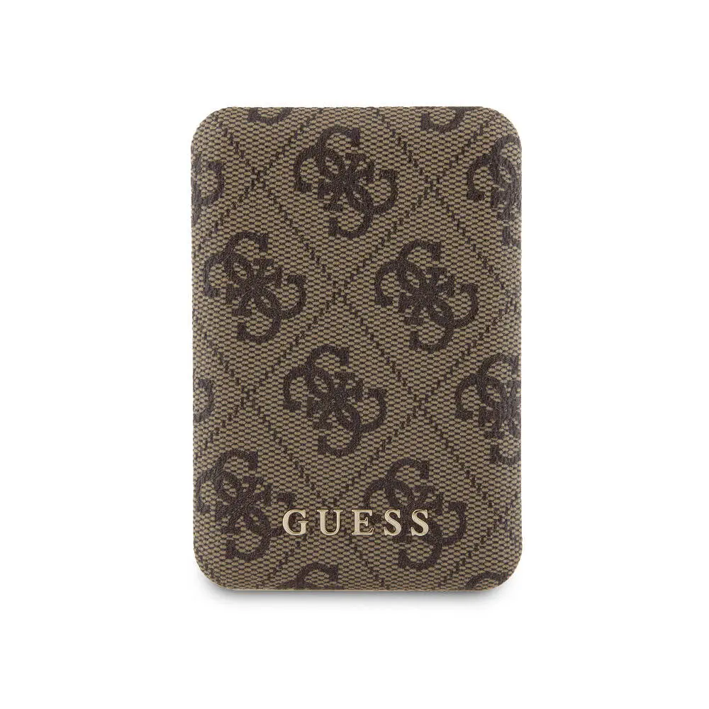 iPhone 14 MagSafe Uyumlu 4G Desenli Kılıf ve 5000 mAh Powerbank Seti - Guess