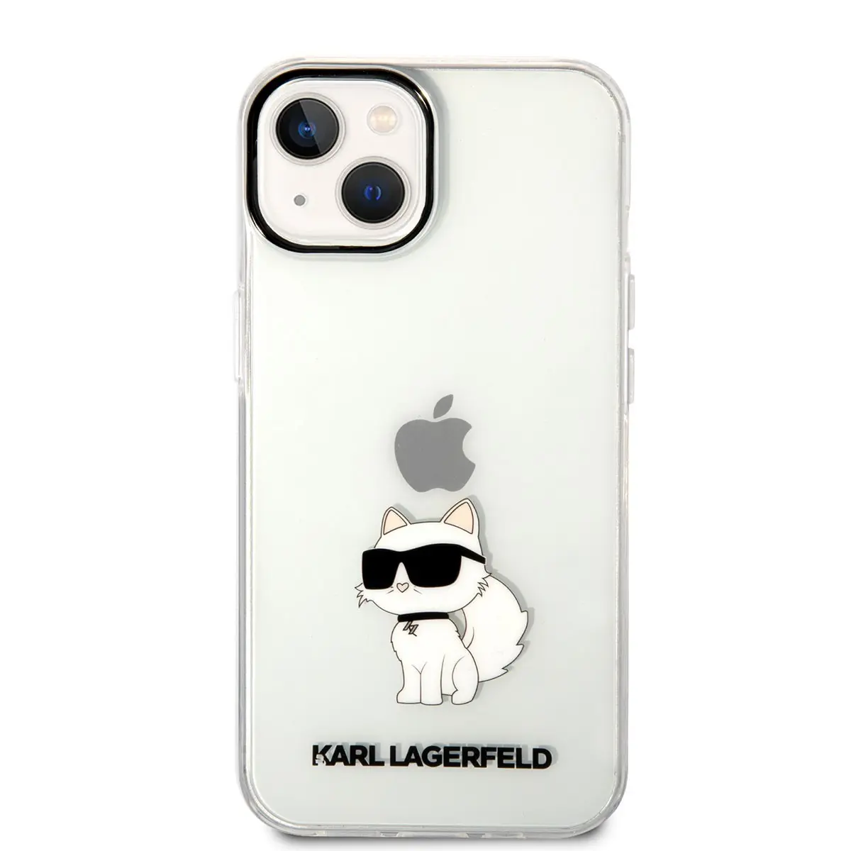 iPhone 14 Şeffaf Kılıf, Choupette Dizayn - Karl Lagerfeld