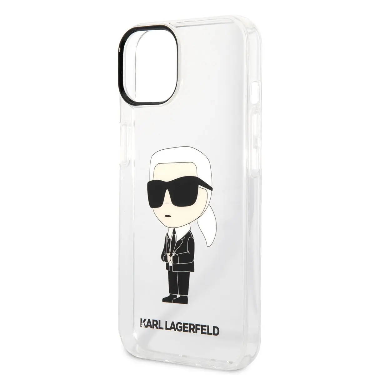 iPhone 14 Şeffaf Kılıf, İkonik Karl Tasarım - Karl Lagerfeld