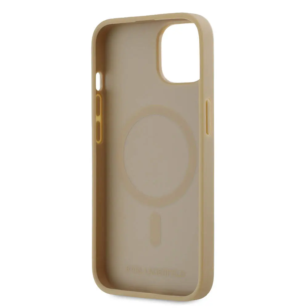 iPhone 14 MagSafe Uyumlu Kılıf - Karl Lagerfeld KL Hot Stamp