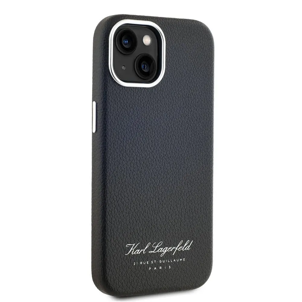 iPhone 14 Karl Lagerfeld Lisanslı Siyah Kılıf - KL Hotel