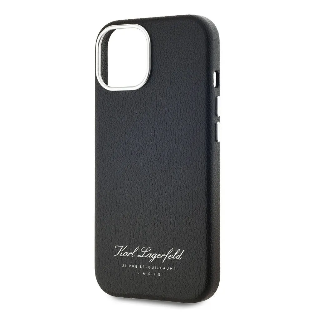 iPhone 14 Karl Lagerfeld Lisanslı Siyah Kılıf - KL Hotel