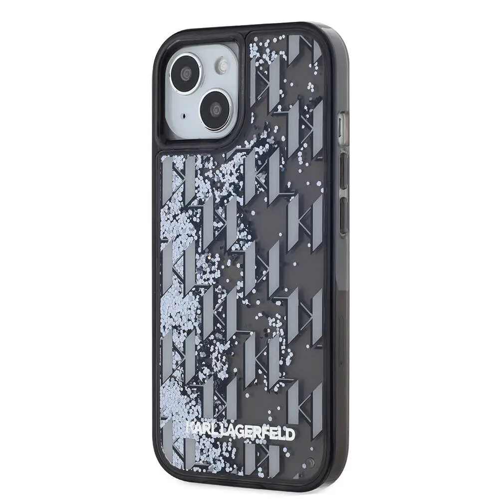 iPhone 14 Simli KL Yazılı Monogram Gradient Kılıf - Karl Lagerfeld