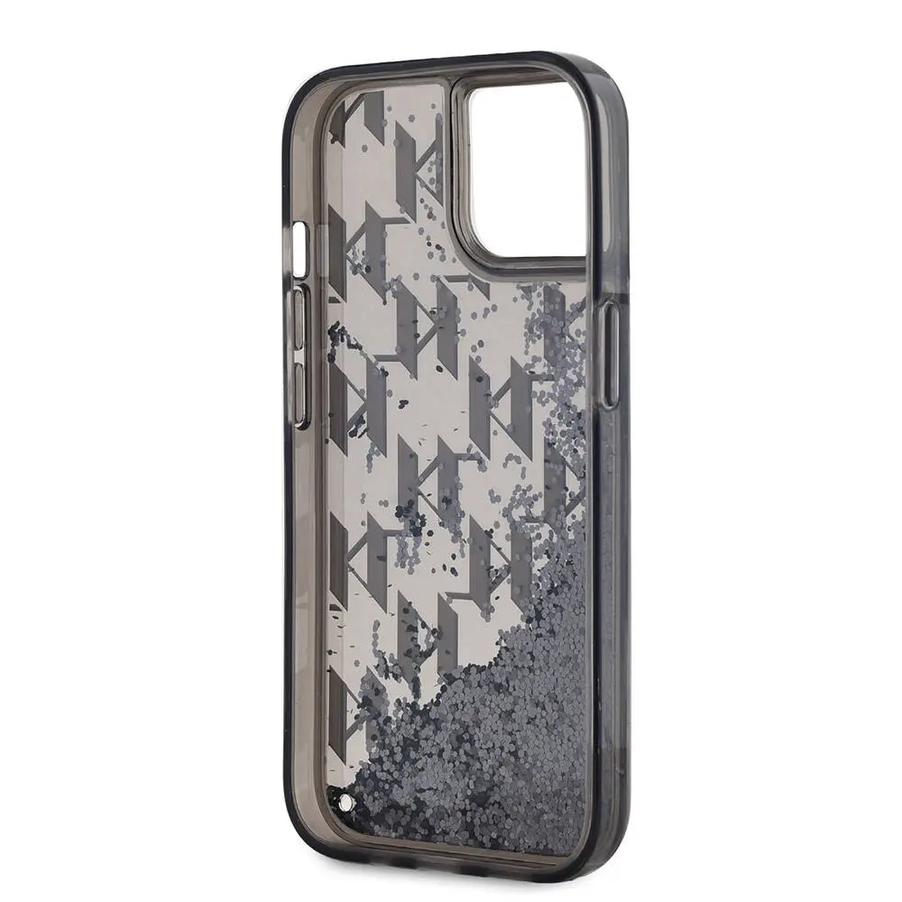iPhone 14 Simli KL Yazılı Monogram Gradient Kılıf - Karl Lagerfeld