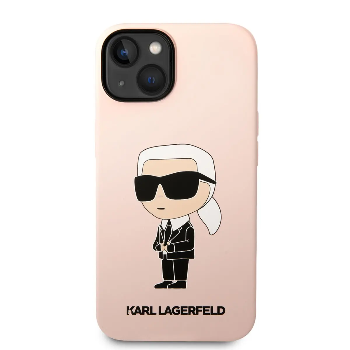 iPhone 14 Silikon Kılıf, Kabartmalı Karl Dizayn - Karl Lagerfeld