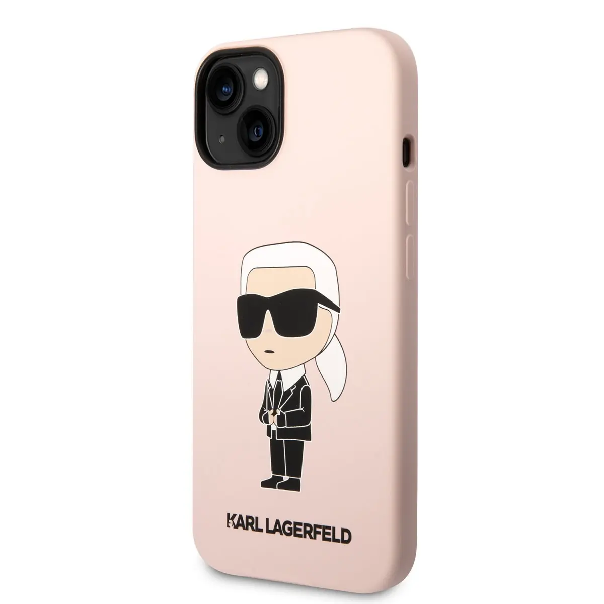 iPhone 14 Silikon Kılıf, Kabartmalı Karl Dizayn - Karl Lagerfeld