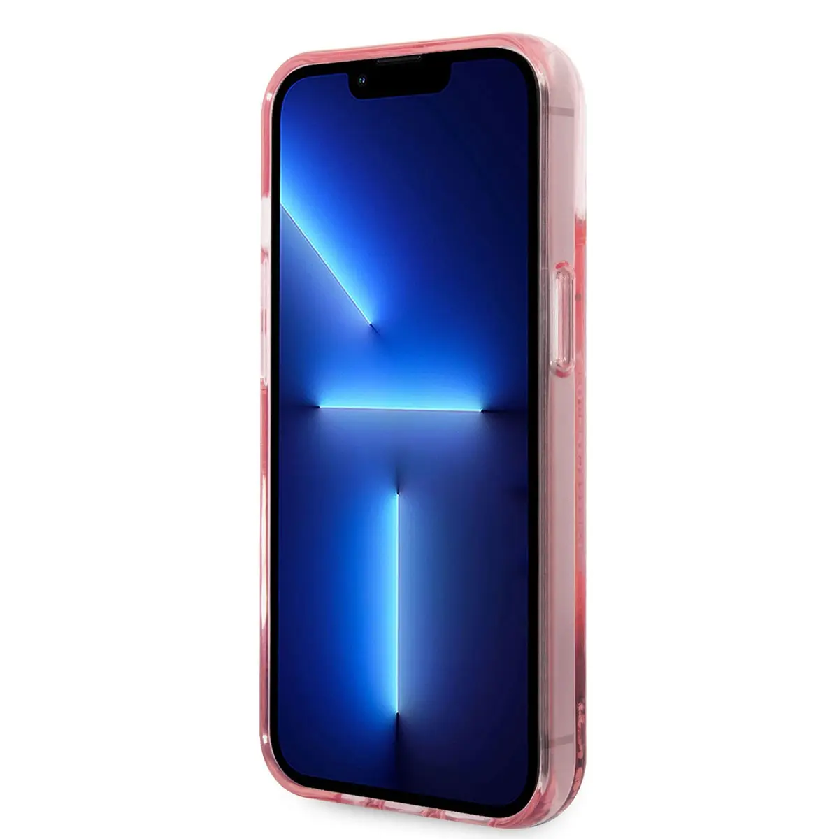 iPhone 14 Sıvılı Simli Karl Head Desenli Kılıf - Karl Lagerfeld