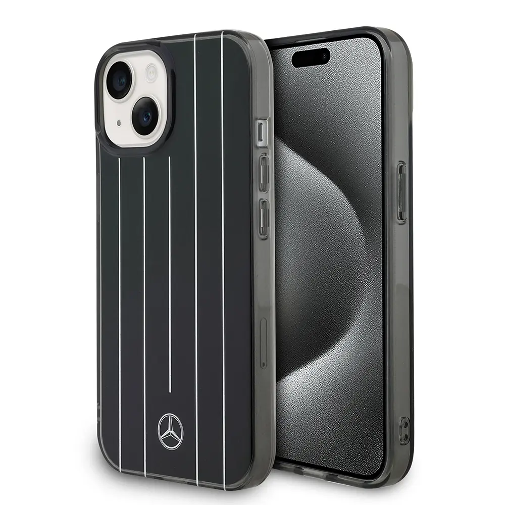 iPhone 14 Sert PC Paralel Çizgi Desenli Kılıf - Mercedes Benz New Urban 3