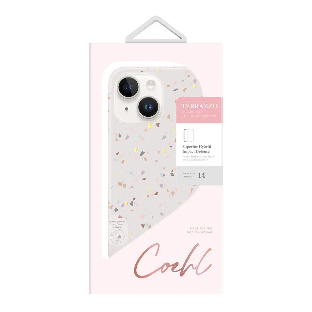 iPhone 14 Mozaik Desenli Kılıf - Coehl Terrazzo
