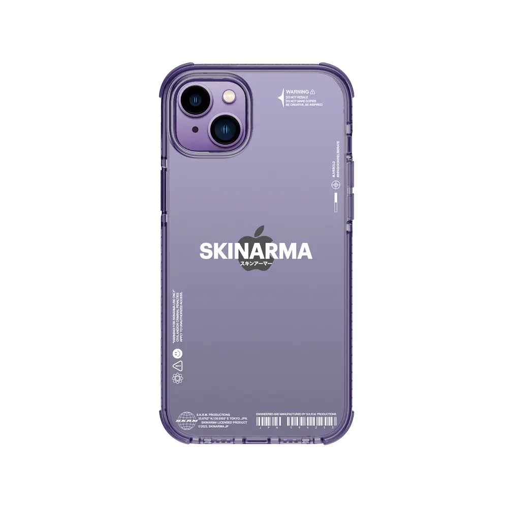 iPhone 14 Şeffaf Airbag Tasarımlı Kılıf - Skinarma Iro