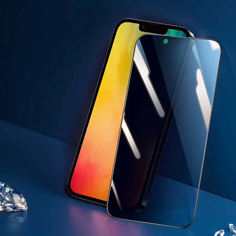 iPhone 14 Plus Hayalet Ekran Koruyucu - Benks V Pro Privacy 0.3 mm