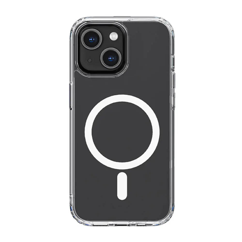 iPhone 14 Plus MagSafe Uyumlu Şeffaf Kılıf - Recci Magnetik Suction