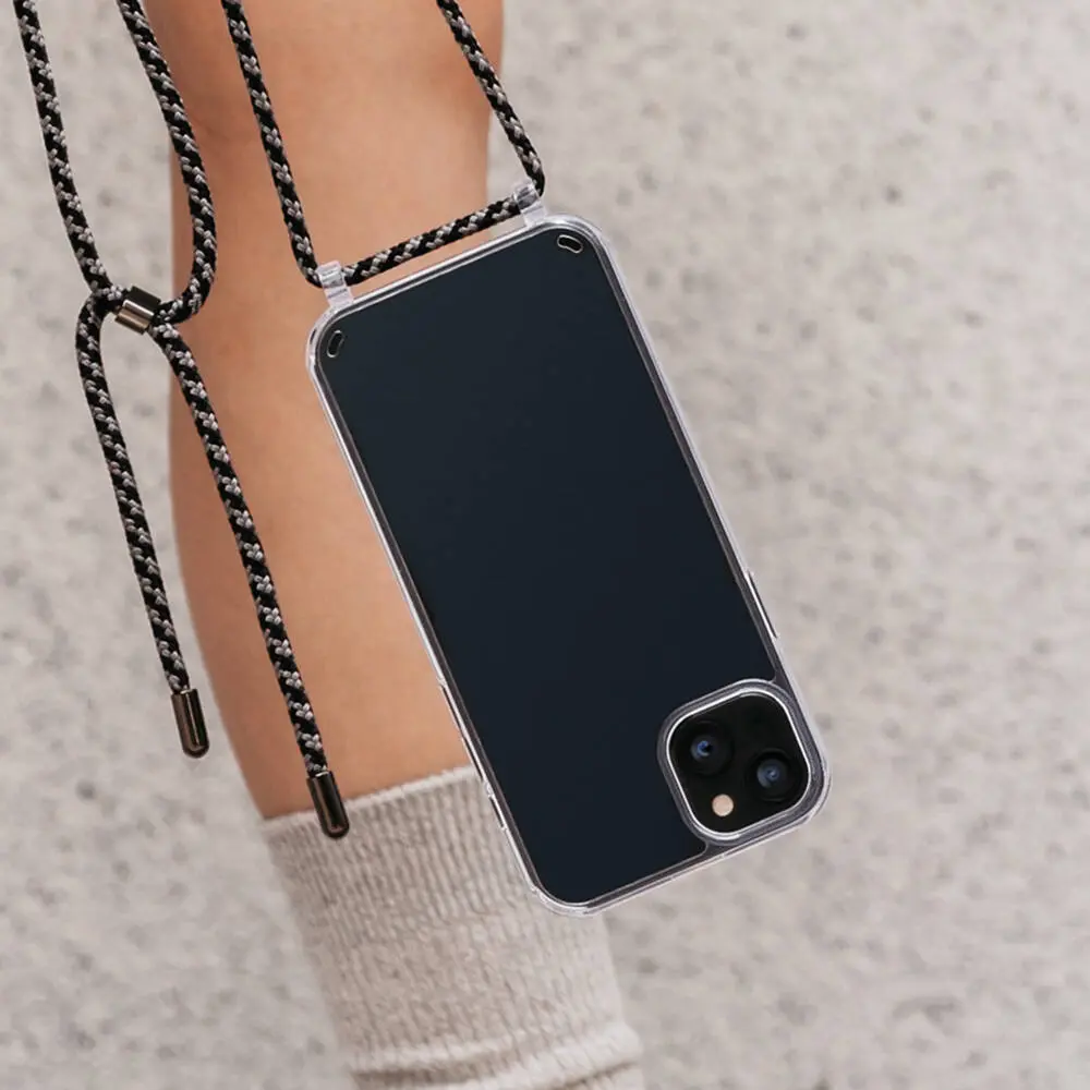 iPhone 14 Plus Şeffaf Boyun Askılı Kılıf - Switcheasy Play
