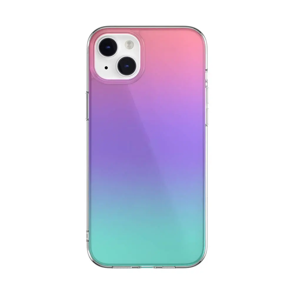 iPhone 14 Plus Renk Geçişli Şeffaf Kılıf - Switcheasy Crush Plus