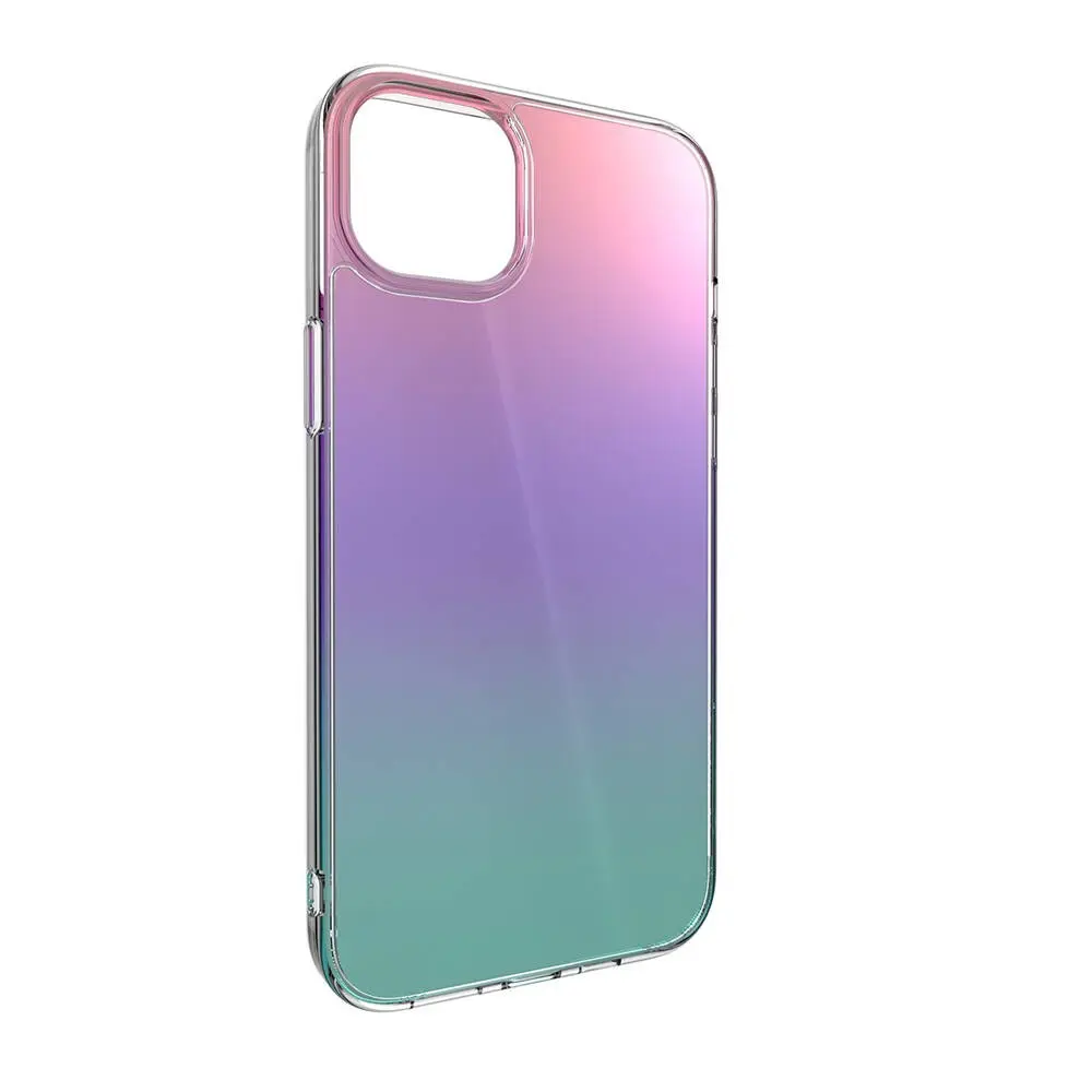 iPhone 14 Plus Renk Geçişli Şeffaf Kılıf - Switcheasy Crush Plus