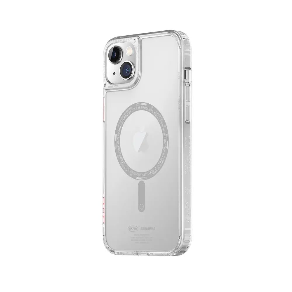 iPhone 14 Plus MagSafe Uyumlu Şeffaf Kılıf - Skinarma Saido