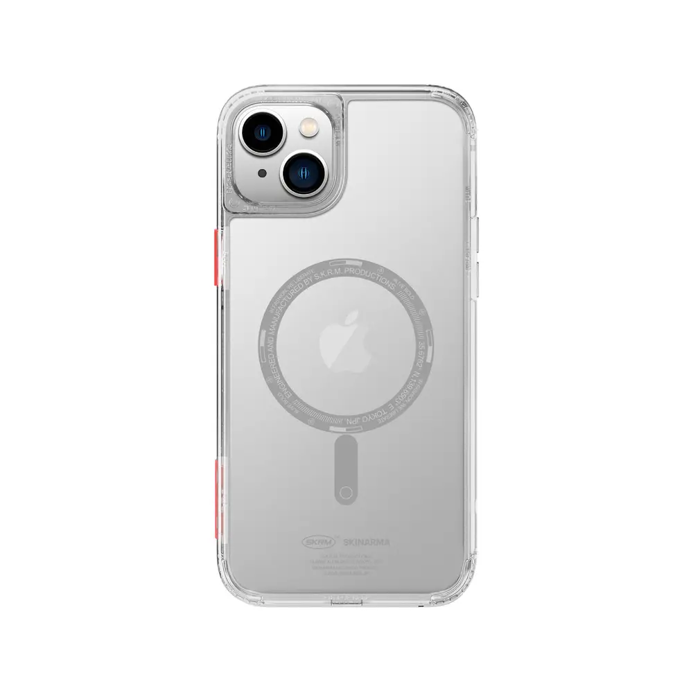 iPhone 14 Plus MagSafe Uyumlu Şeffaf Kılıf - Skinarma Saido