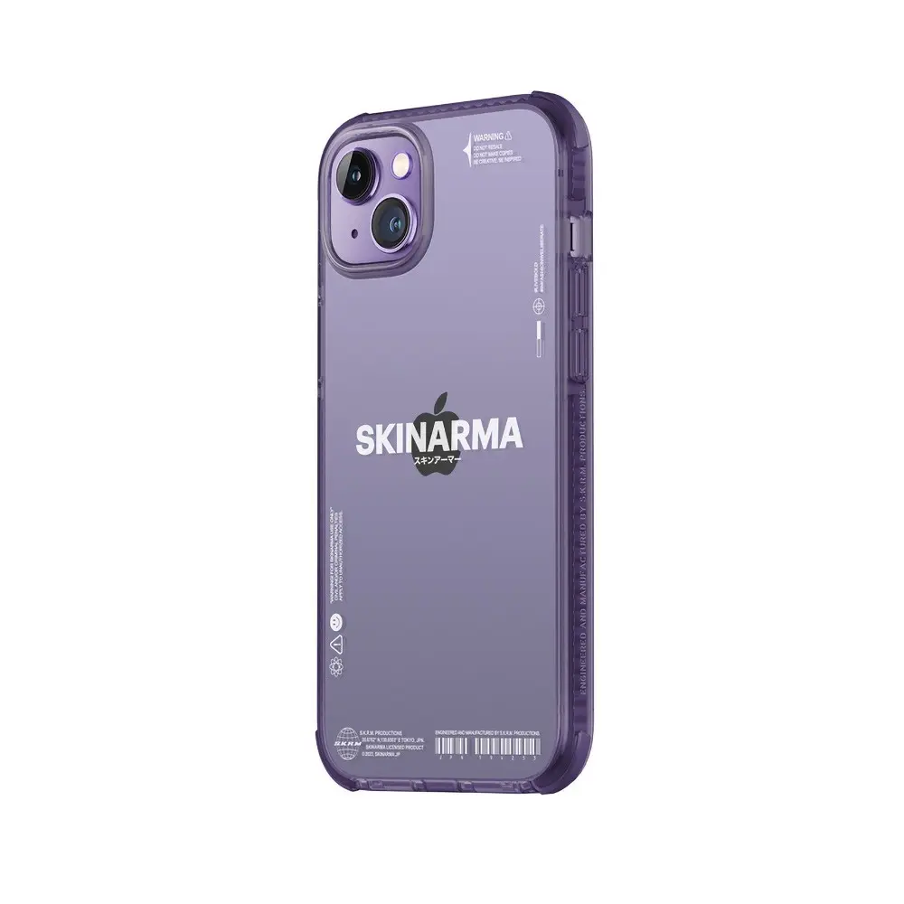 iPhone 14 Plus Şeffaf Airbag Tasarımlı Kılıf - Skinarma Iro