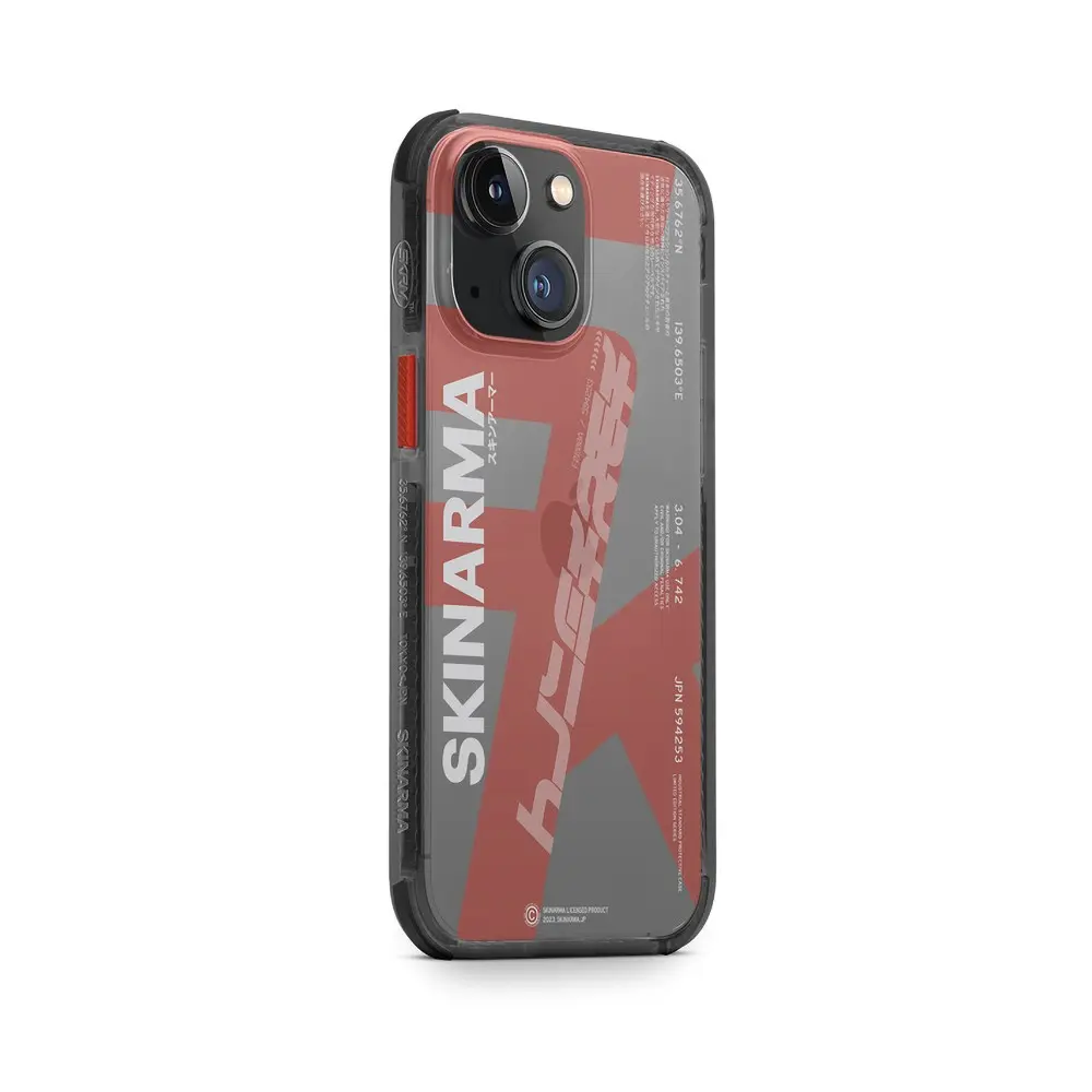 iPhone 14 Plus Şeffaf Airbag Tasarımlı Kılıf - Skinarma Raku