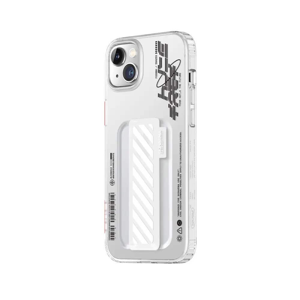 iPhone 14 Plus Şeffaf Desenli Kılıf - Skinarma Kaze