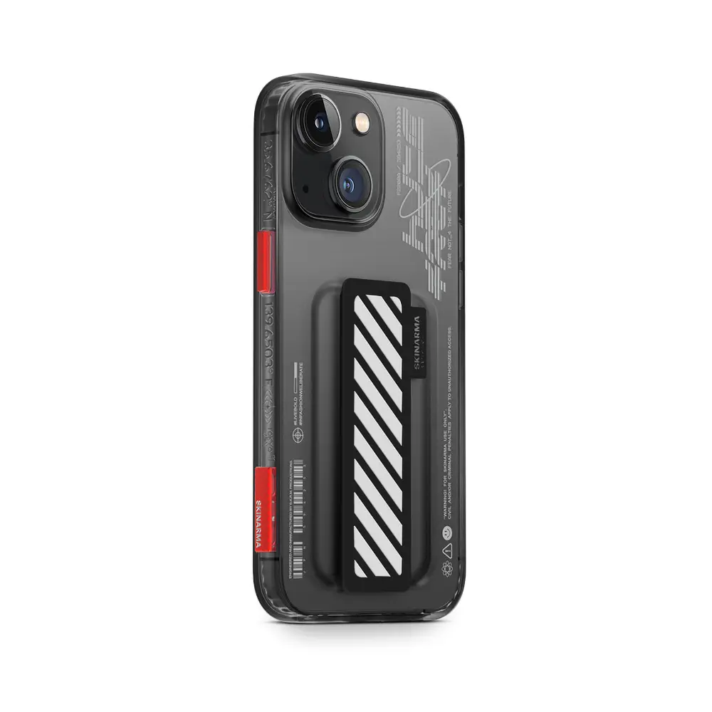 iPhone 14 Plus Şeffaf Desenli Kılıf - Skinarma Kaze
