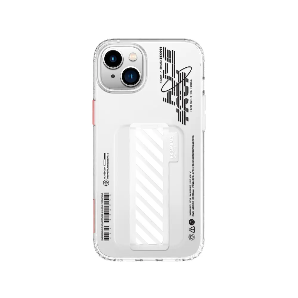 iPhone 14 Plus Şeffaf Desenli Kılıf - Skinarma Kaze