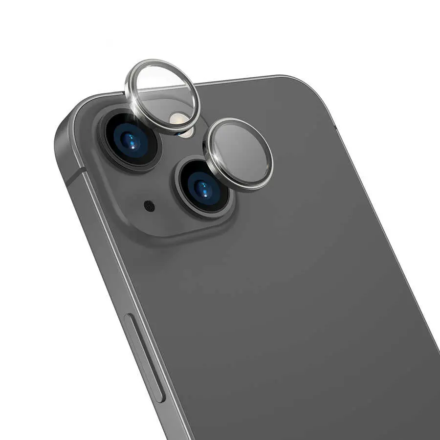 iPhone 14 Plus Metal Kamera Lens Koruyucu - Wiwu Lens Guard