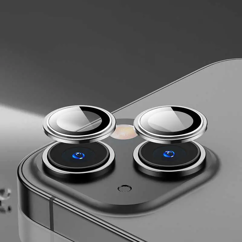 iPhone 14 Plus Metal Kamera Lens Koruyucu - Wiwu Lens Guard