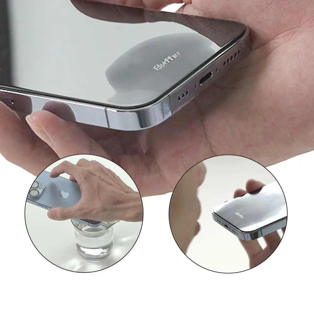 iPhone 14 Plus Hizalama Aparatlı 9H Cam Ekran Koruyucu - Zore Hadid Glass